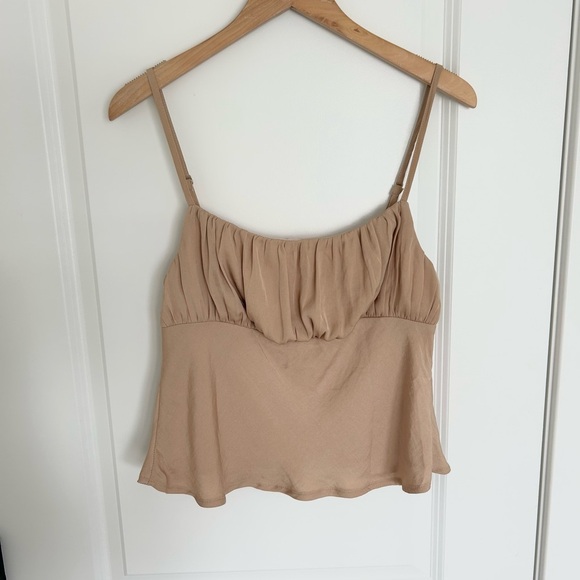 Princess Polly Tan Camisole Top Size 8 - Picture 1 of 3